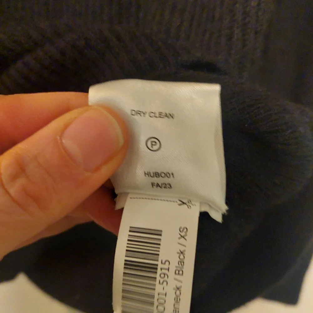 NWT! Quince Baby Alpaca-Wool Blend Turtleneck Black Sweater! Sz. XS (B11) - Picture 3 of 12